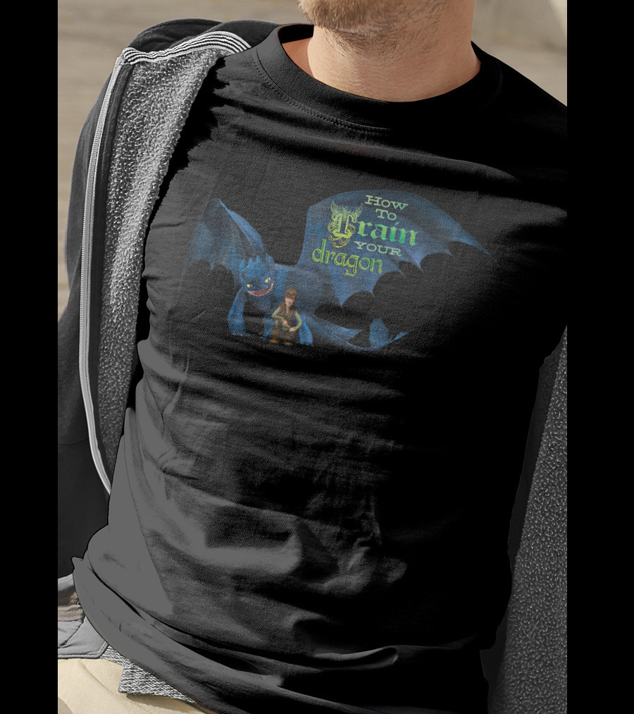 How To Train Your Dragon Toothless And Hiccup Kids Dreamworks T-Shirt