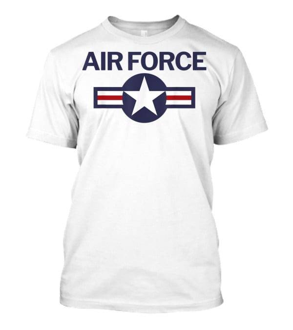 Air Force Vintage Roundel Blue Star Emblem T-Shirt