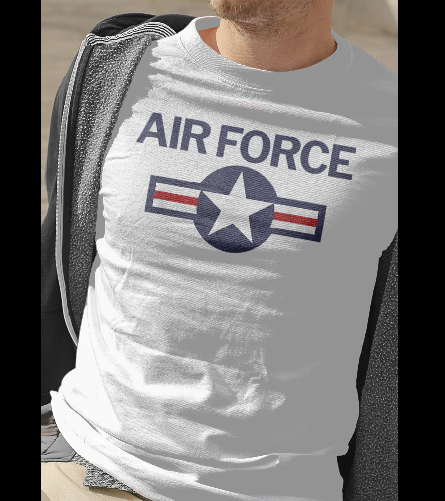 Air Force Vintage Roundel Blue Star Emblem T-Shirt