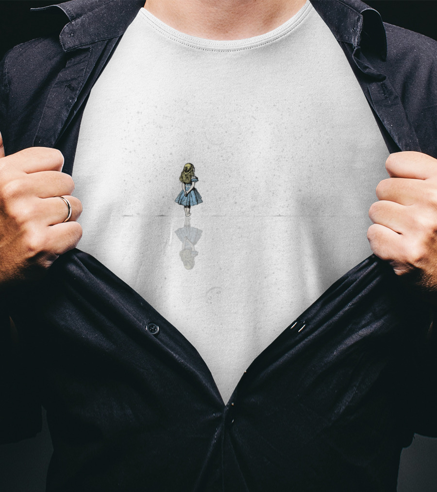 Alice In Wonderland Starry Night Reflection T-Shirt