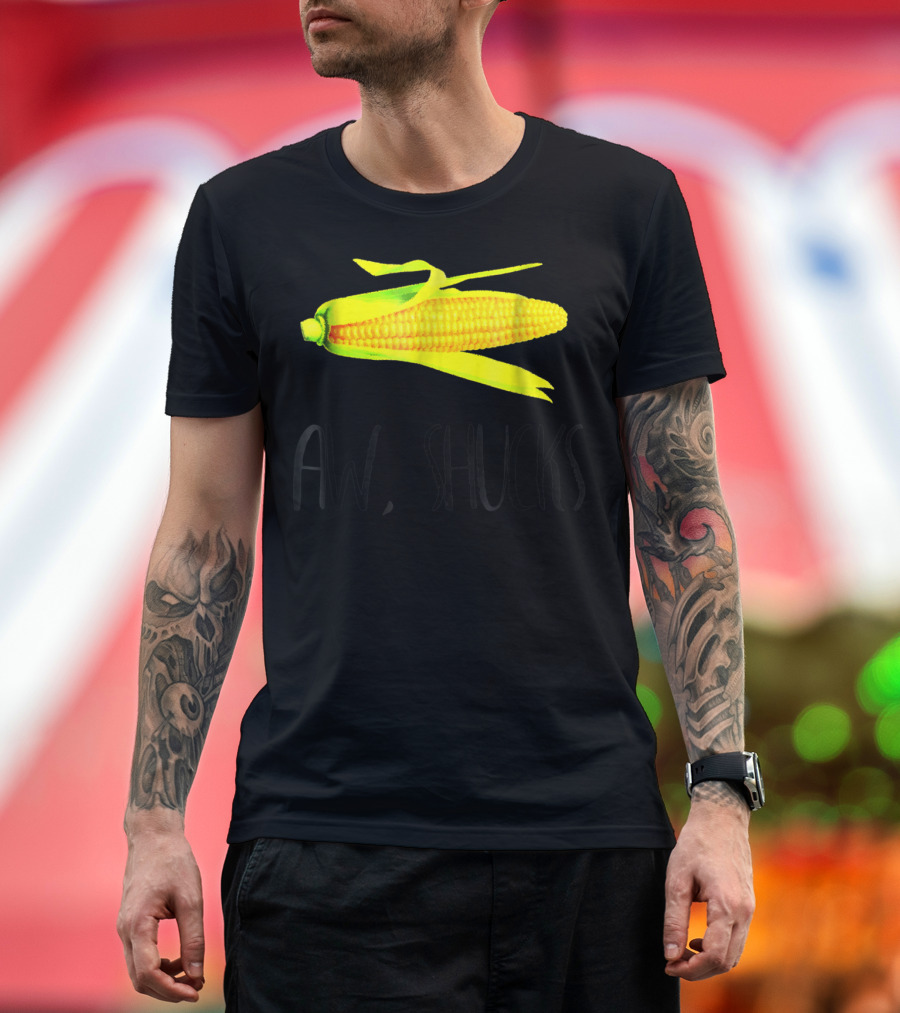 Aw Shucks Amaizing Pun Corn On The Cob T-Shirt
