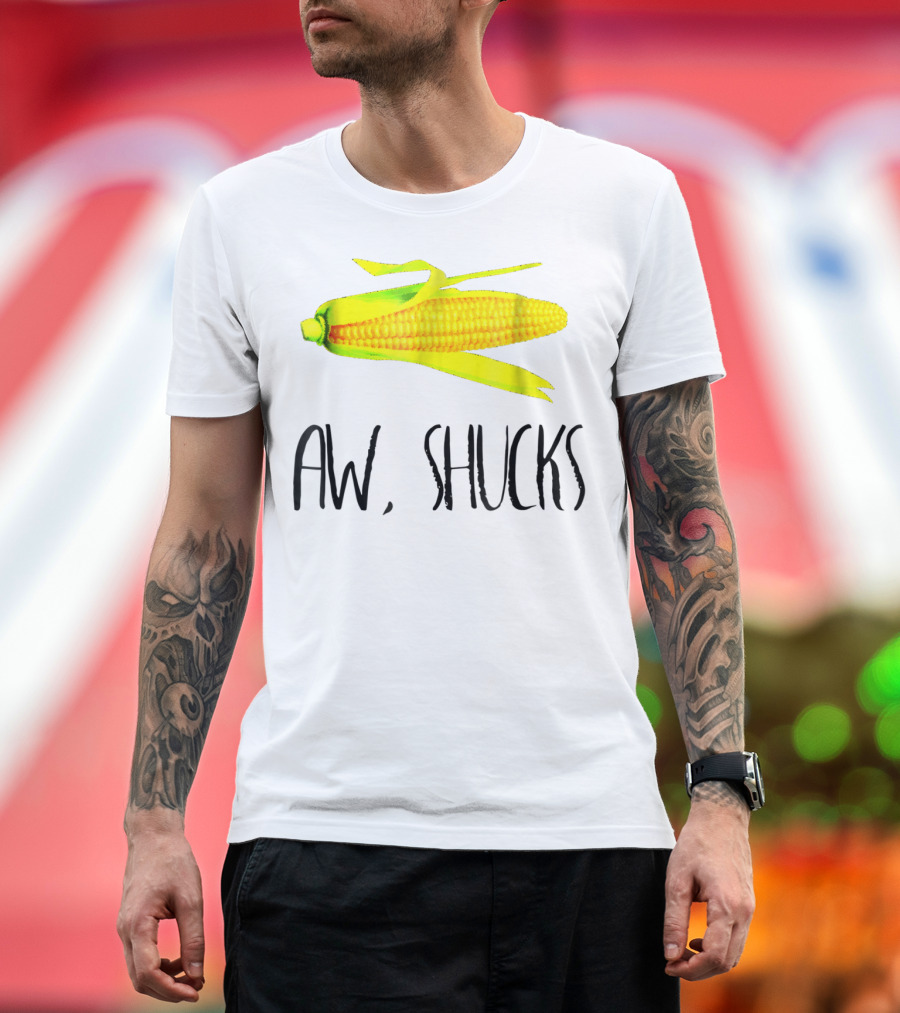 Aw Shucks Amaizing Pun Corn On The Cob T-Shirt