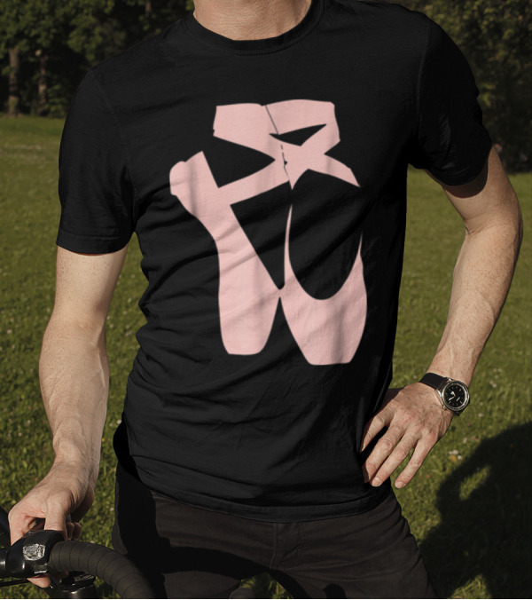 Ballet Dancer Pointe Shoe Ballerina Dancing Barre T-Shirt