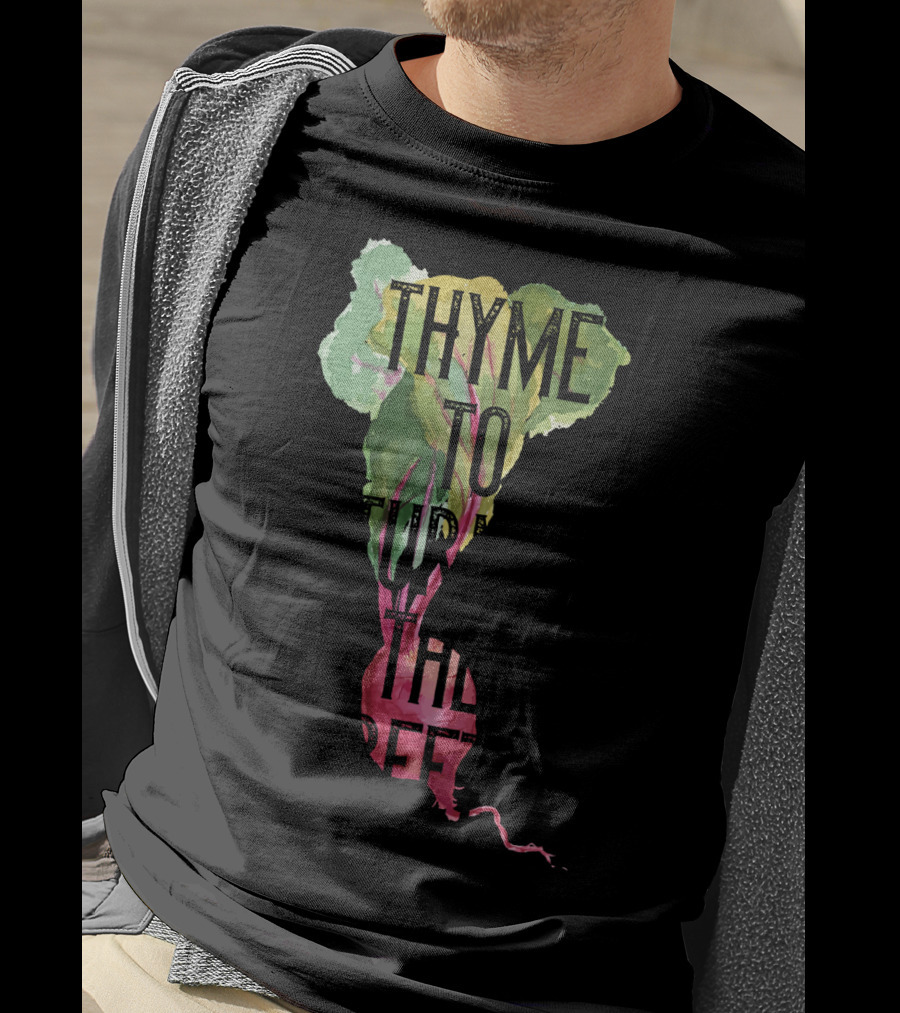 Thyme To Turnip The Beet Lovers Fruit Vegetables Vegan T-Shirt