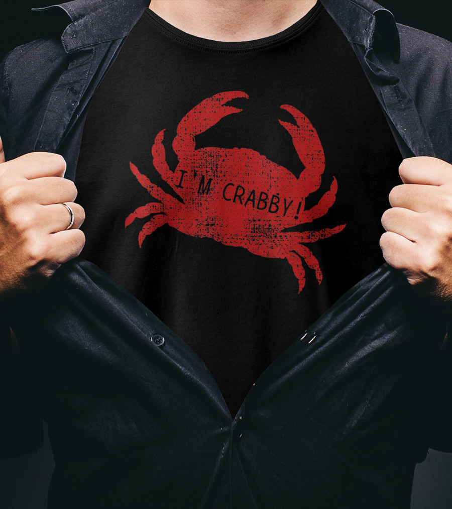 I'm Crabby Sea Crab Lover Tank Aquarium Food T-Shirt