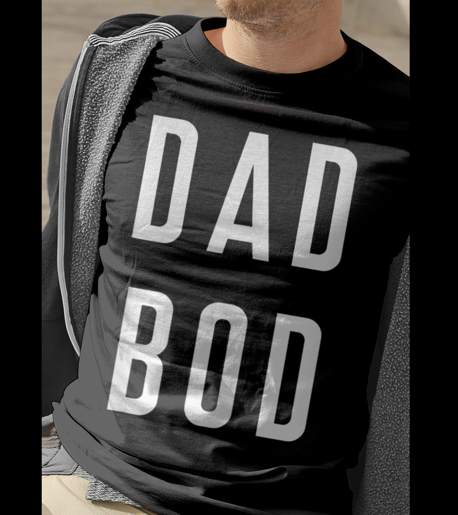 Dad Bod Gym Workout Fitness Yoga T-Shirt