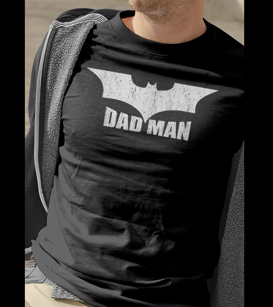 Dadman Bat Symbol Proud Of My Daddy Father's Day T-Shirt