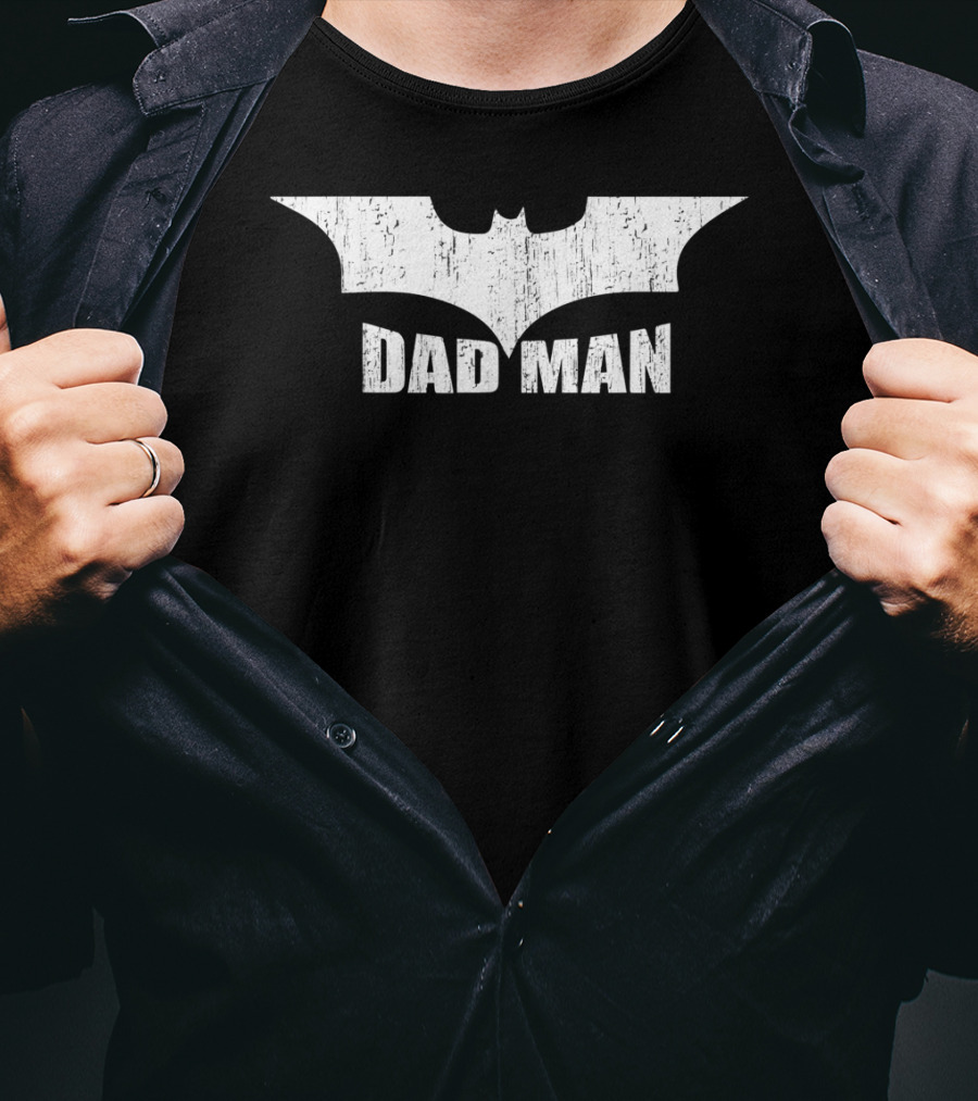 Dadman Bat Symbol Proud Of My Daddy Father's Day T-Shirt