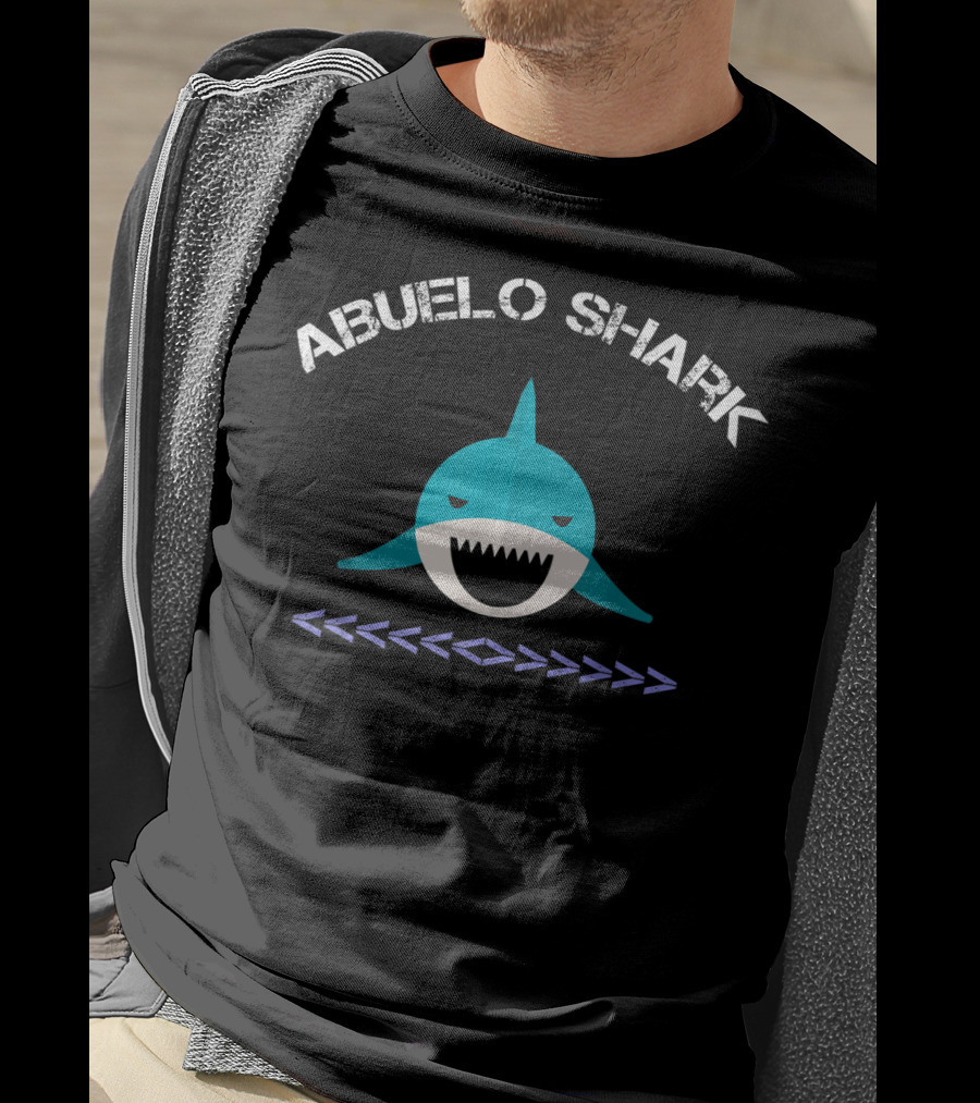 ABUELO SHARK Dia Del Padre Doo T-Shirt