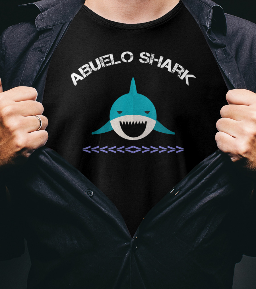 ABUELO SHARK Dia Del Padre Doo T-Shirt