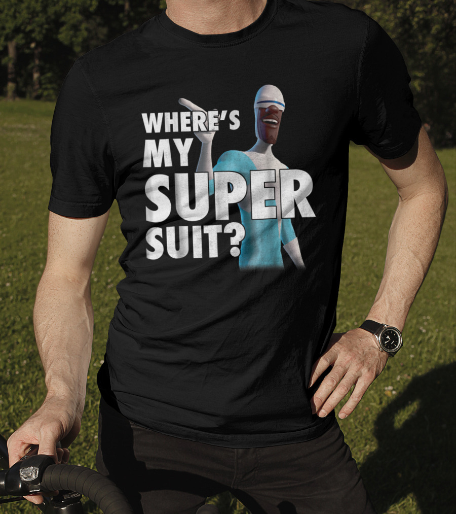 Disney Pixar Incredibles Frozone Where's My Super Suit? T-Shirt
