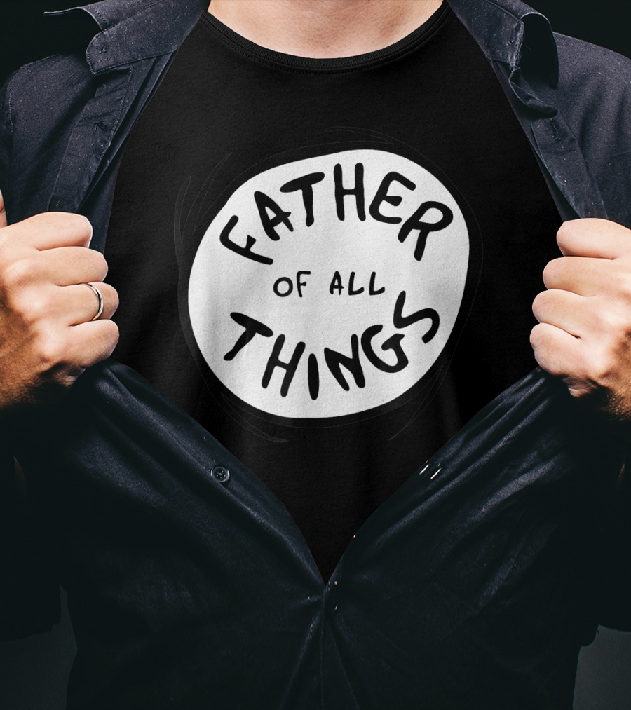 Father Of All Things Dr Seuss Emblem RED T-Shirt