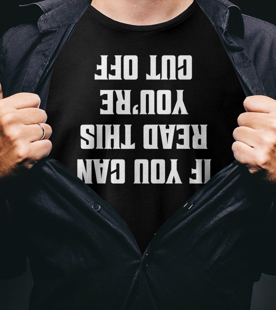If You Can Read This You're Cut Off Funny Bartender Men Bartending T-Shirt
