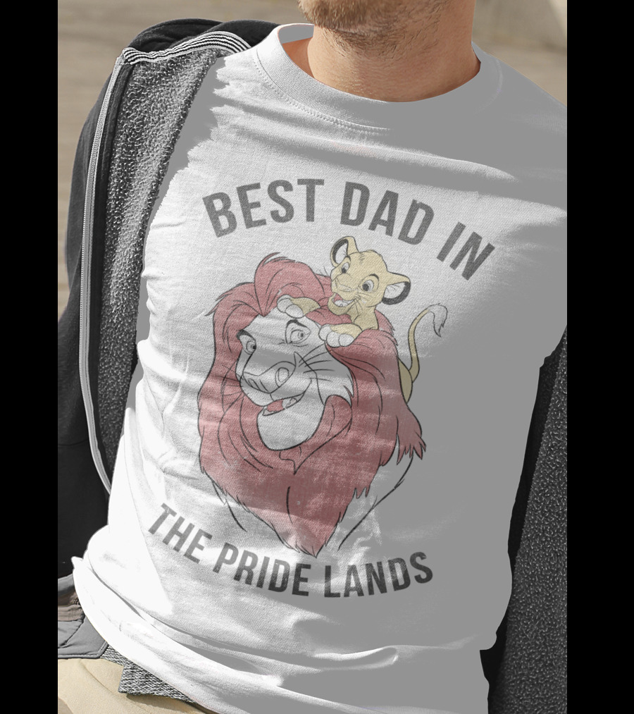 Best Dad In The Pride Lands Disney Lion King Simba Mufasa T-Shirt