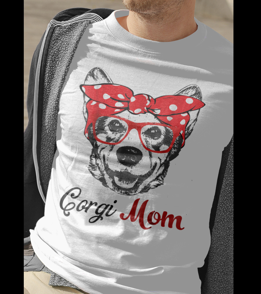 Corgi Mom Funny Hanging With Corgi T-Shirt