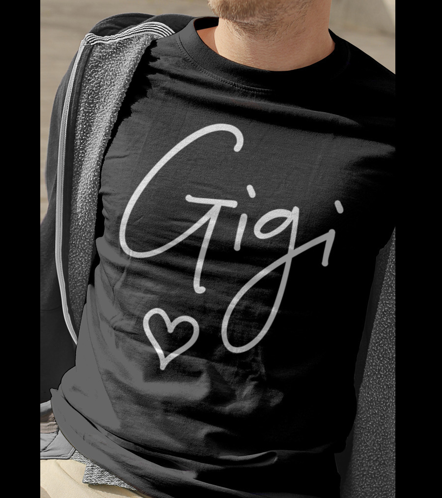Gigi Mother's Day Grandma Heart T-Shirt