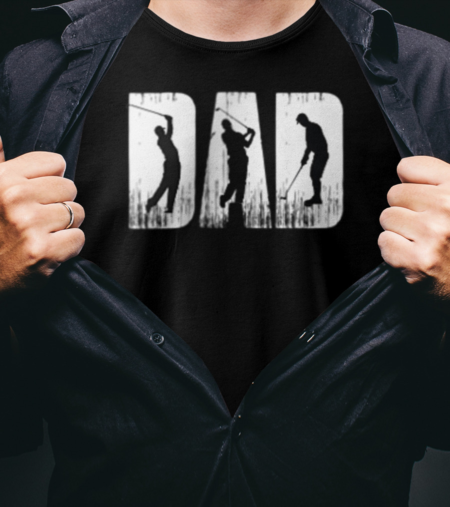 Dad Golf Player Sport Style Game T-Shirt