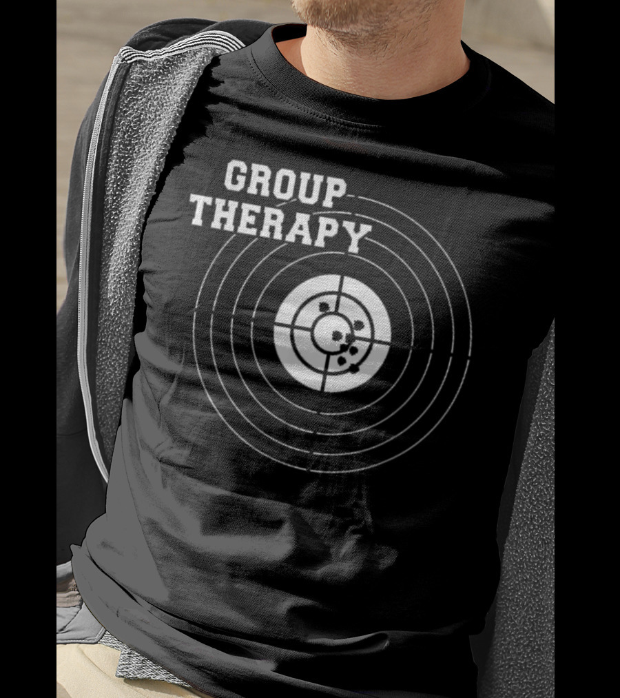 Group Therapy Target Shooting American Gun Rights T-Shirt