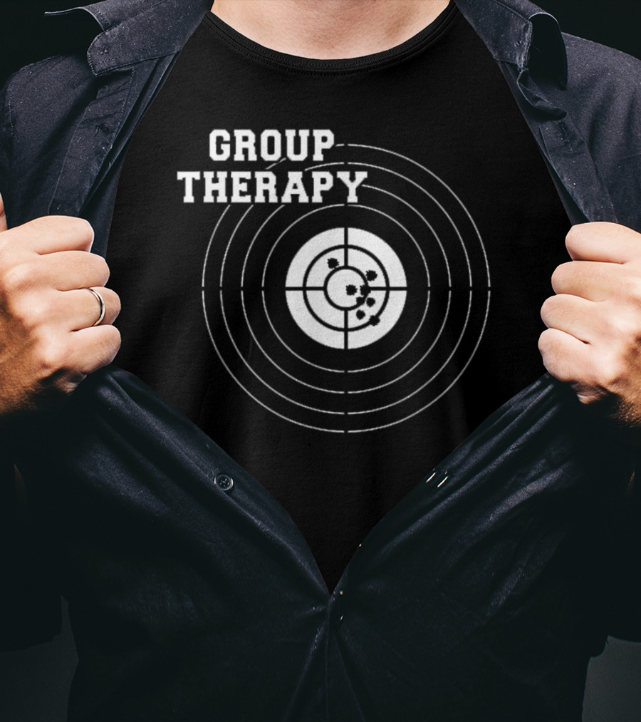 Group Therapy Target Shooting American Gun Rights T-Shirt