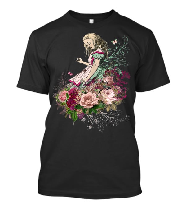 Alice In Wonderland Floral Bouquet T-Shirt