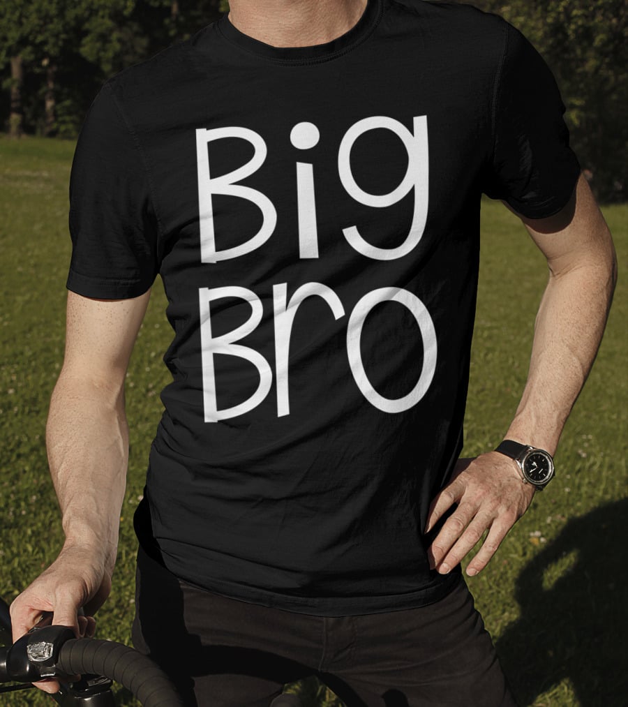 Big Bro Kids Older Brother Boys Siblings Day T-Shirt