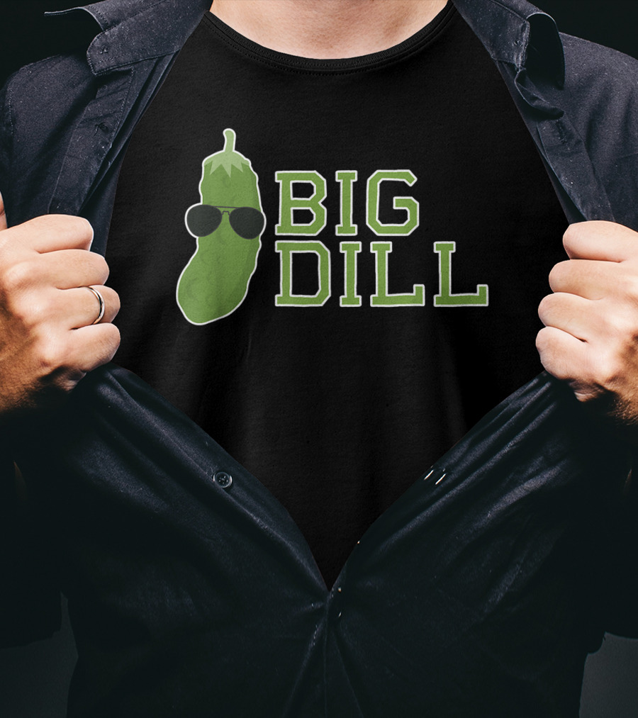 Big Dill Pun With Cool Sunglasses Pickle T-Shirt