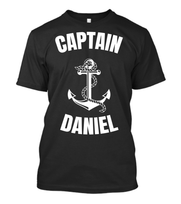 Captain Daniel Anchor Nautical Boat Captain T-Shirt