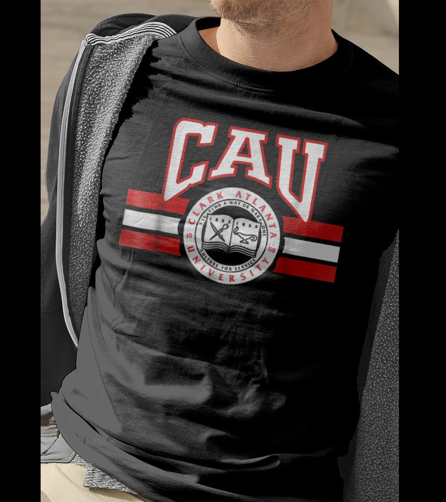 Clark Atlanta University CAU 1988 HBCU College For Service Seal T-Shirt