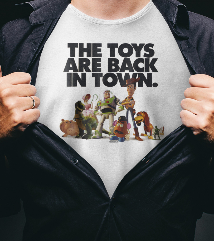 The Toys Are Back In Town Disney Pixar Toy Story Characters T-Shirt