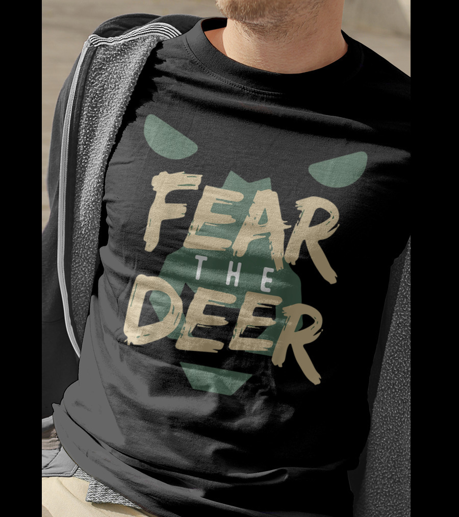Fear The Deer Milwaukee Basketball Bucks Fans T-Shirt