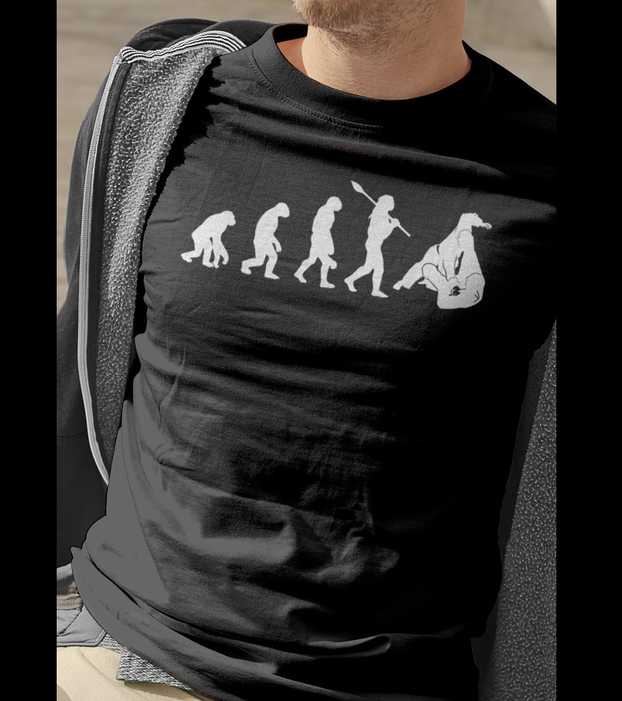 Evolution Of Jiu Jitsu Grappling Martial Arts Comedy T-Shirt