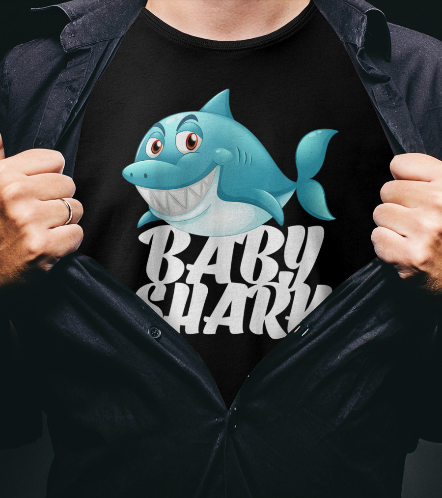 Baby Shark Lovers I Love Sharks T-Shirt