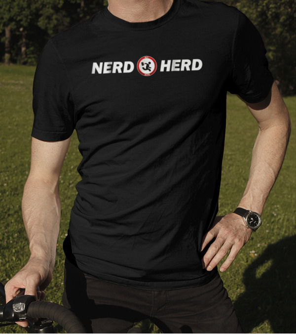 Chuck Bartowsky Nerd Herd Running T-Shirt