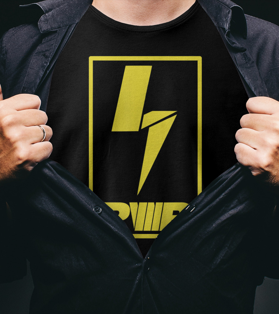 PWR Hazard Bolt Lightning T-Shirt