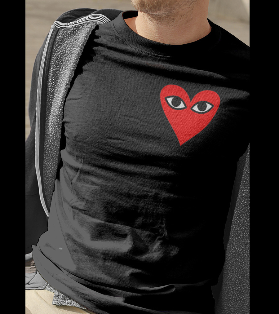 Heart For Comme Des Garçons Red Eye T-Shirt