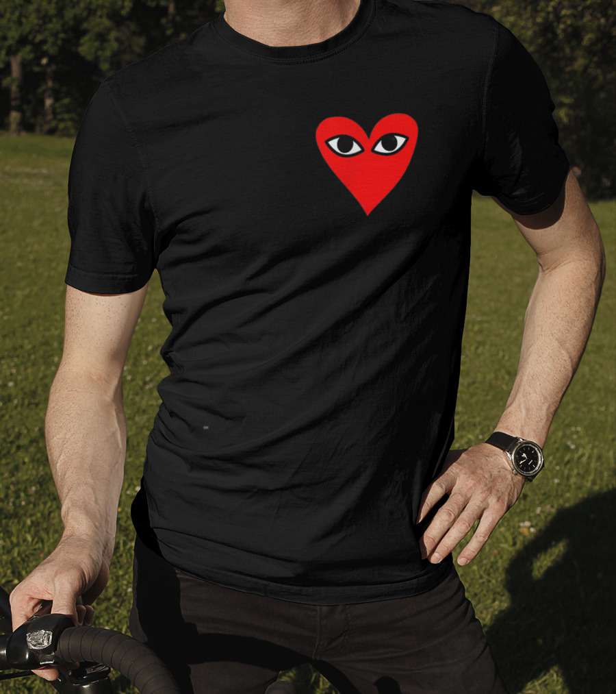 Heart For Comme Des Garçons Red Eye T-Shirt