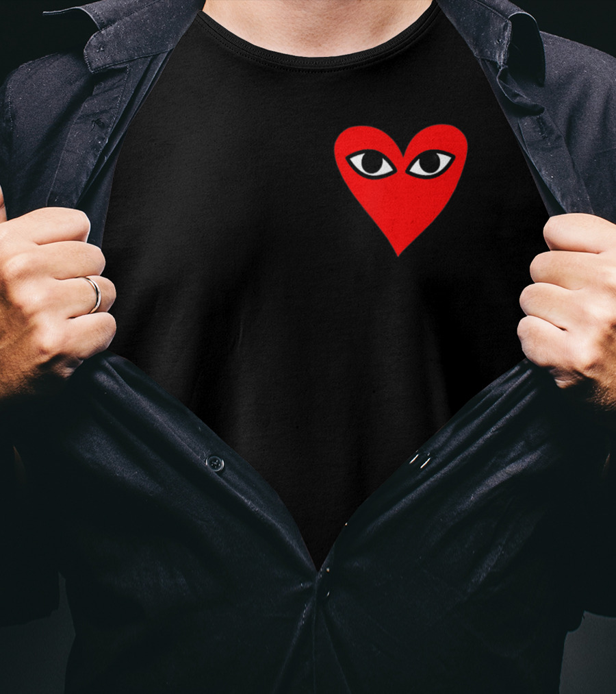 Heart For Comme Des Garçons Red Eye T-Shirt