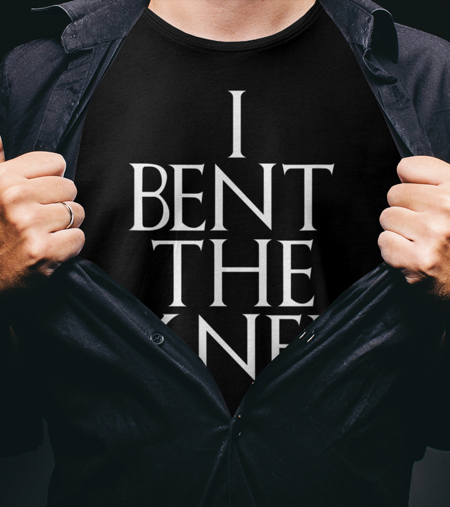 I Bent The Knee Groom Engagement Wedding Proposal Commitment T-Shirt