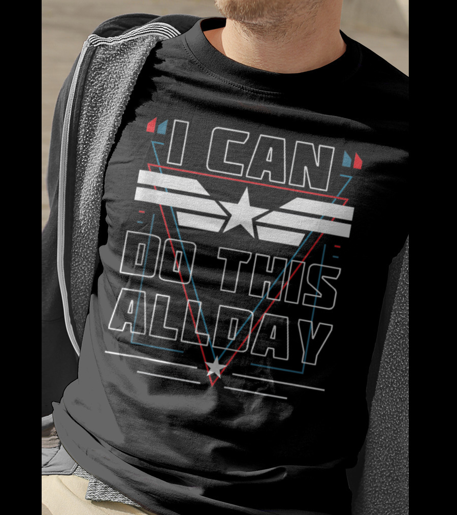 I Can Do This All Day America Super Heroes Star Emblem Team Up T-Shirt