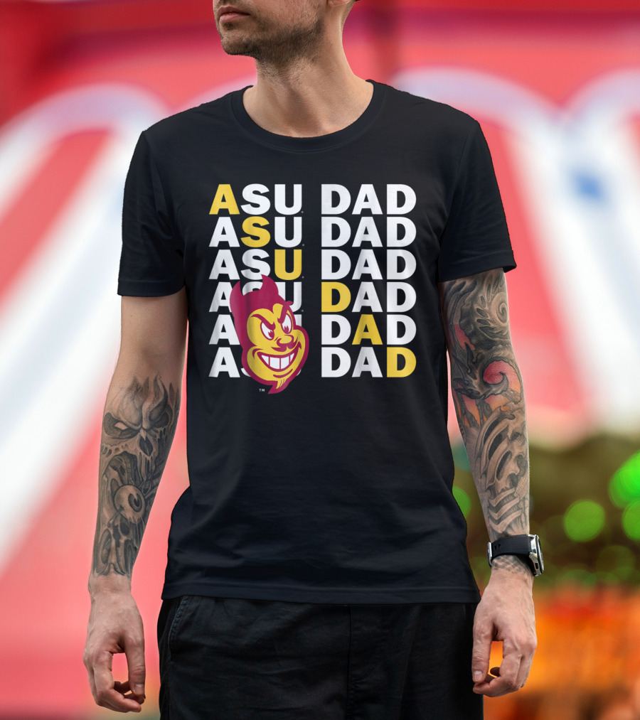Arizona State Sun Devils ASU Dad T-Shirt