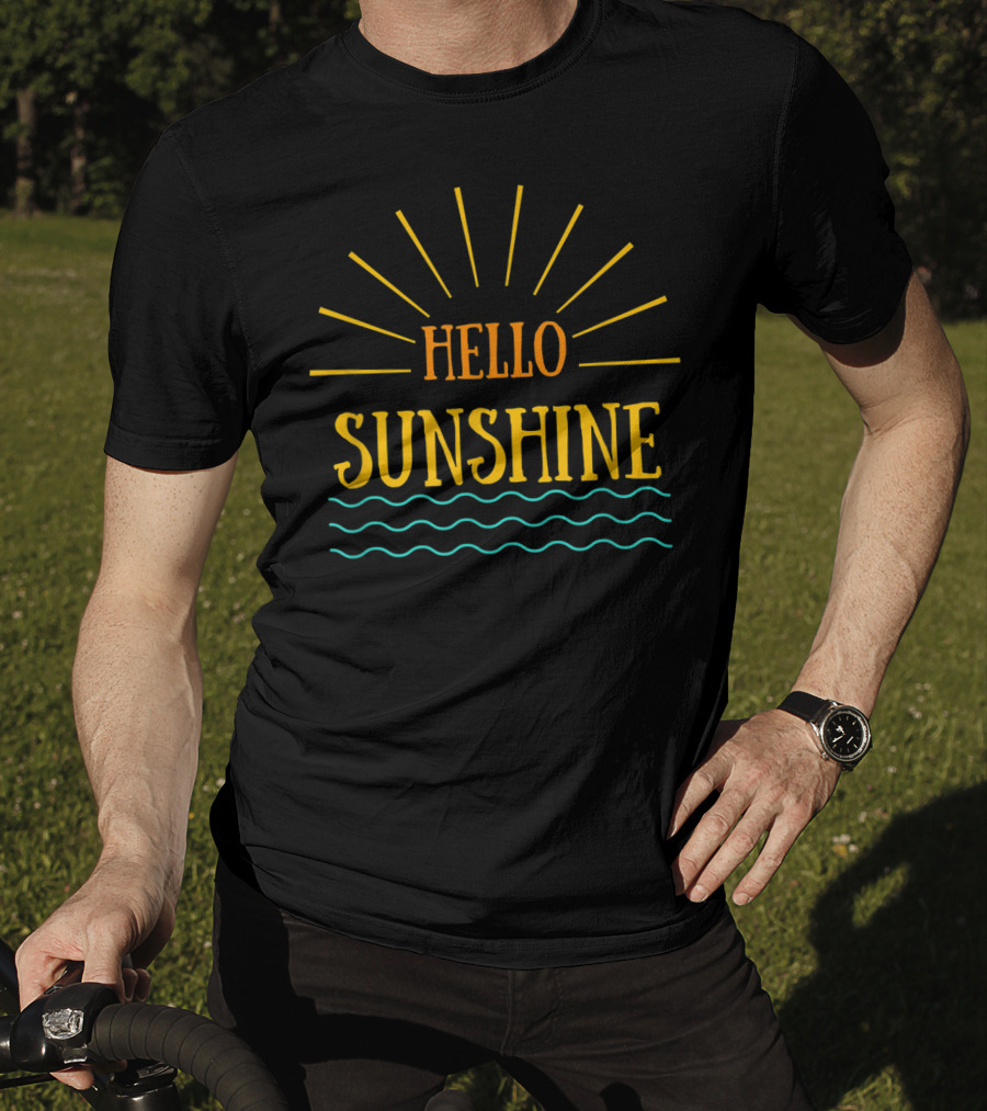 Hello Sunshine Be Kind Inspirational Positive Mom Cute T-Shirt