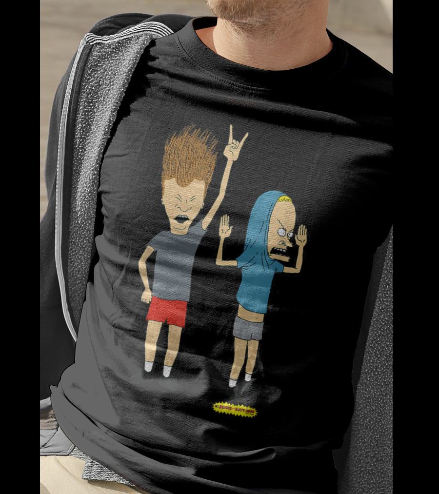 Beavis And Butthead Rock Out Cornholio Classic Iconic Pose T-Shirt