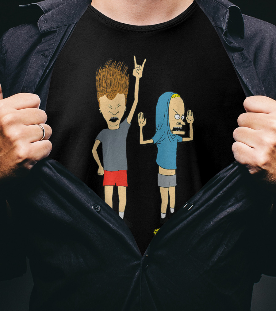 Beavis And Butthead Rock Out Cornholio Classic Iconic Pose T-Shirt