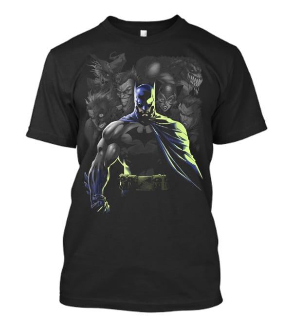Batman And Villains Unleashed Gotham's Rogues Gallery Showdown T-Shirt