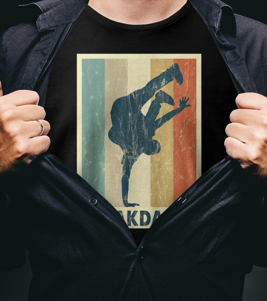 Breakdance Handstand Boys B Boying Vintage T-Shirt