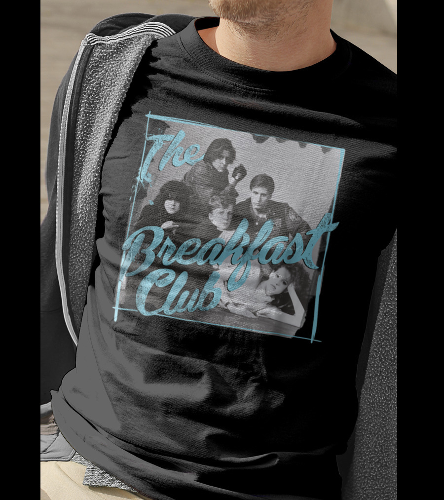 The Breakfast Club Movie Cast Group Photo Album Cover T-Shirt