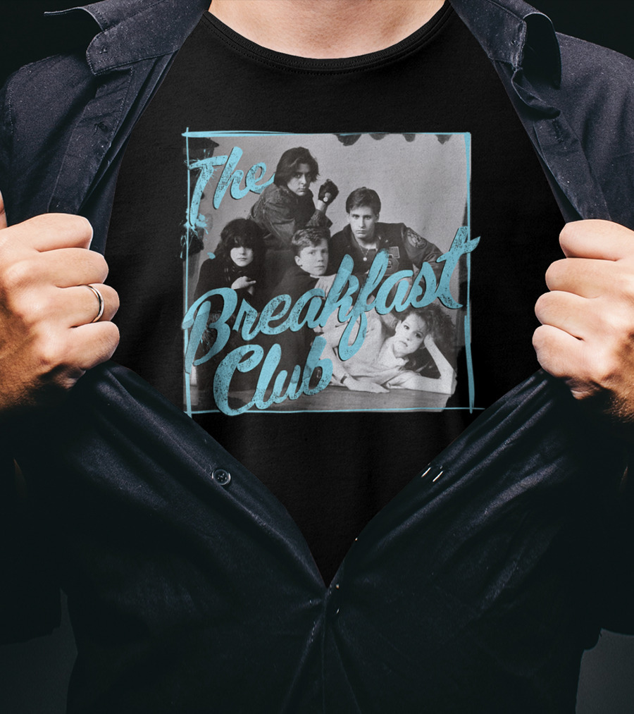 The Breakfast Club Movie Cast Group Photo Album Cover T-Shirt