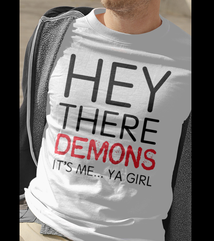 BuzzFeed Unsolved Hey There Demons It's Me Ya Girl Raglan Baseball T-Shirt