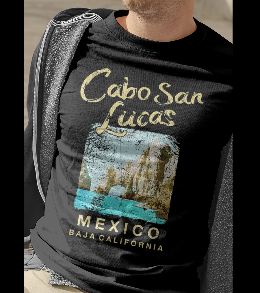 Cabo San Lucas Mexico Baja California Arch Ocean Scene T-Shirt