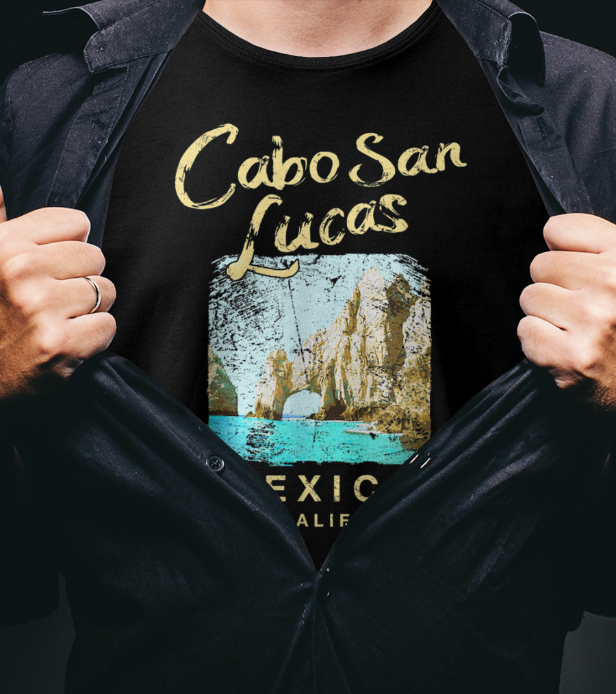 Cabo San Lucas Mexico Baja California Arch Ocean Scene T-Shirt